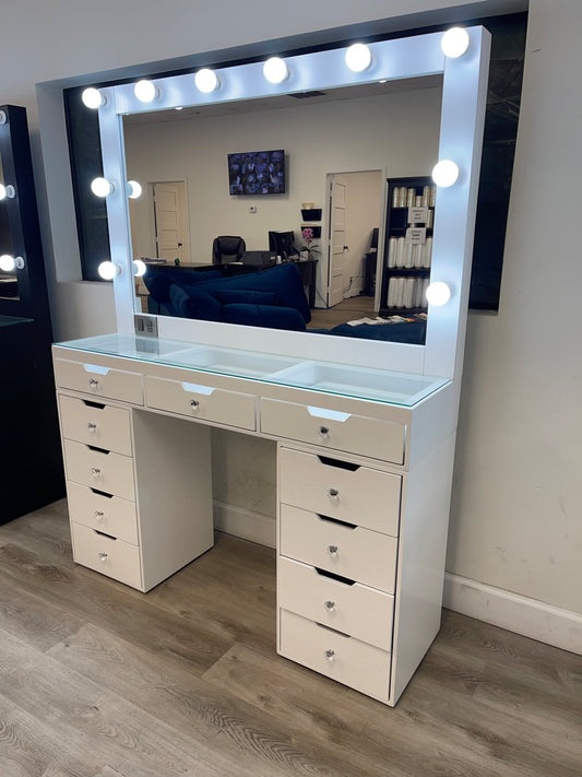 Glam Vanity Single OR Double Drawer