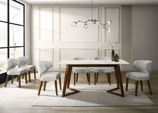 Hamilton Dining Table + 6 Chair Set