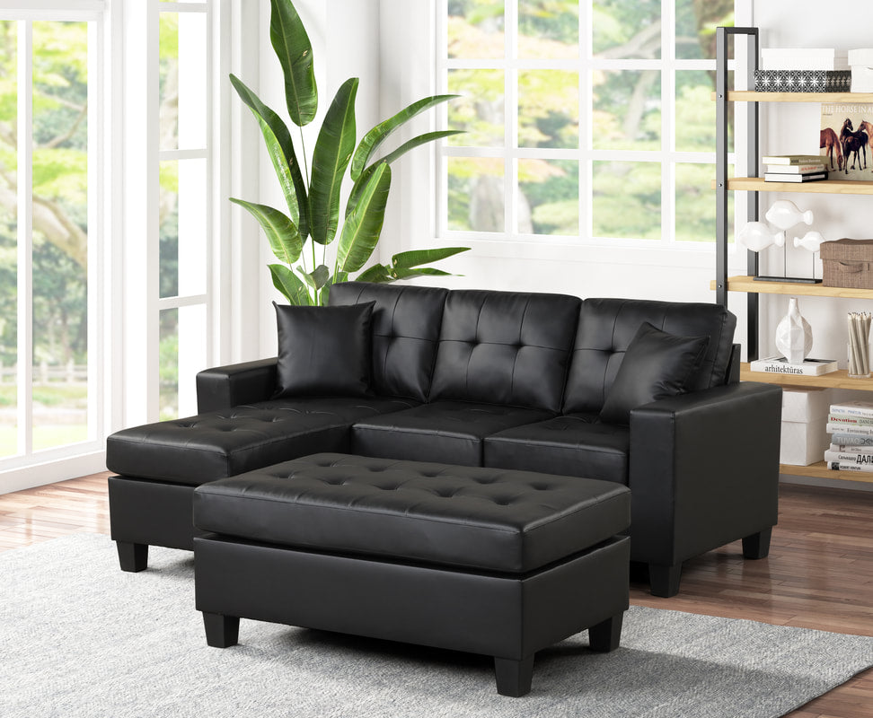 Naomi - Reversible Sectional & Ottoman