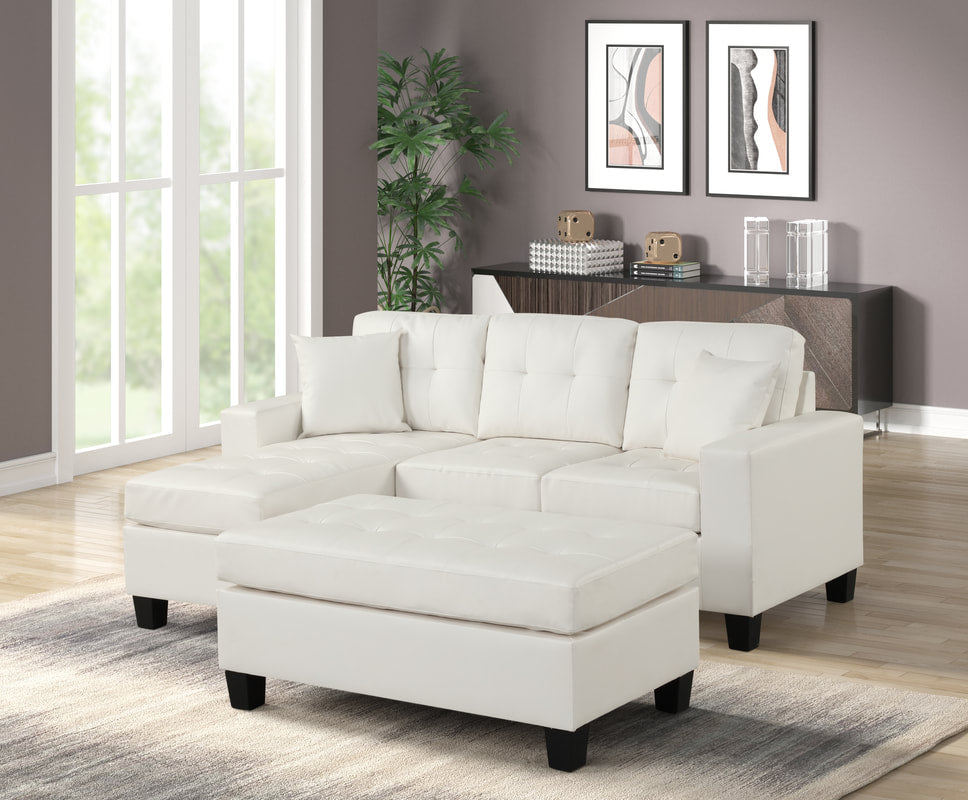 Naomi - Reversible Sectional & Ottoman