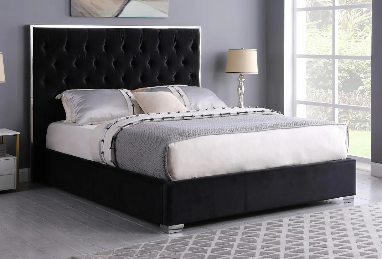 Rose Platform Bed - Q,K