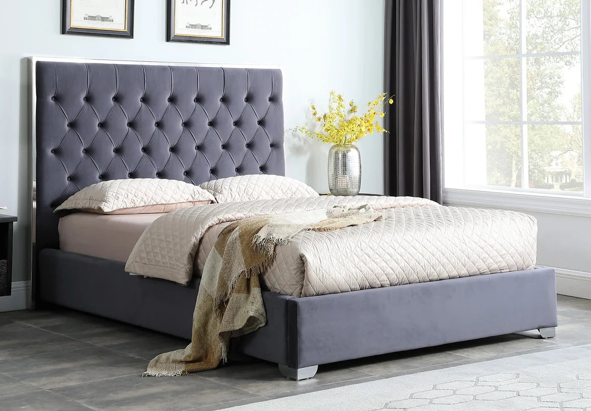 Rose Platform Bed - Q,K